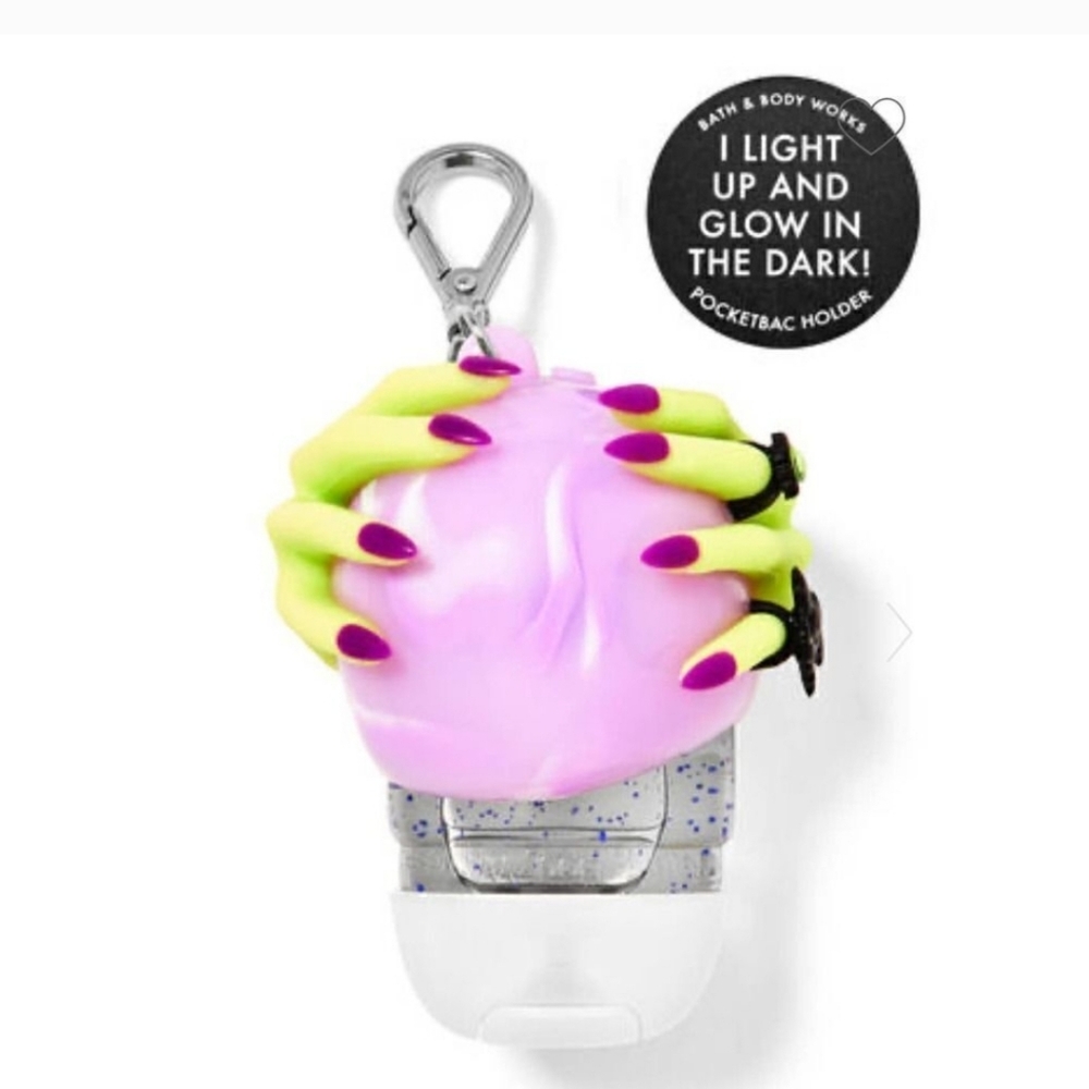 Bath & Body Works light Up WITCH HAND PocketBac Holder💚💜🧙‍♀️💚💜🧙‍♀️💚💜🧙‍♀